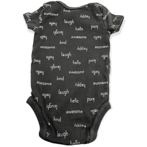 Just One You By Carter's Hello Short Sleeve Bodysuit - Picture 3 of 6